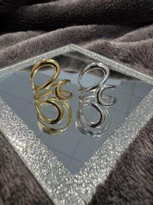 Infinity Loop Ring gold / silber
