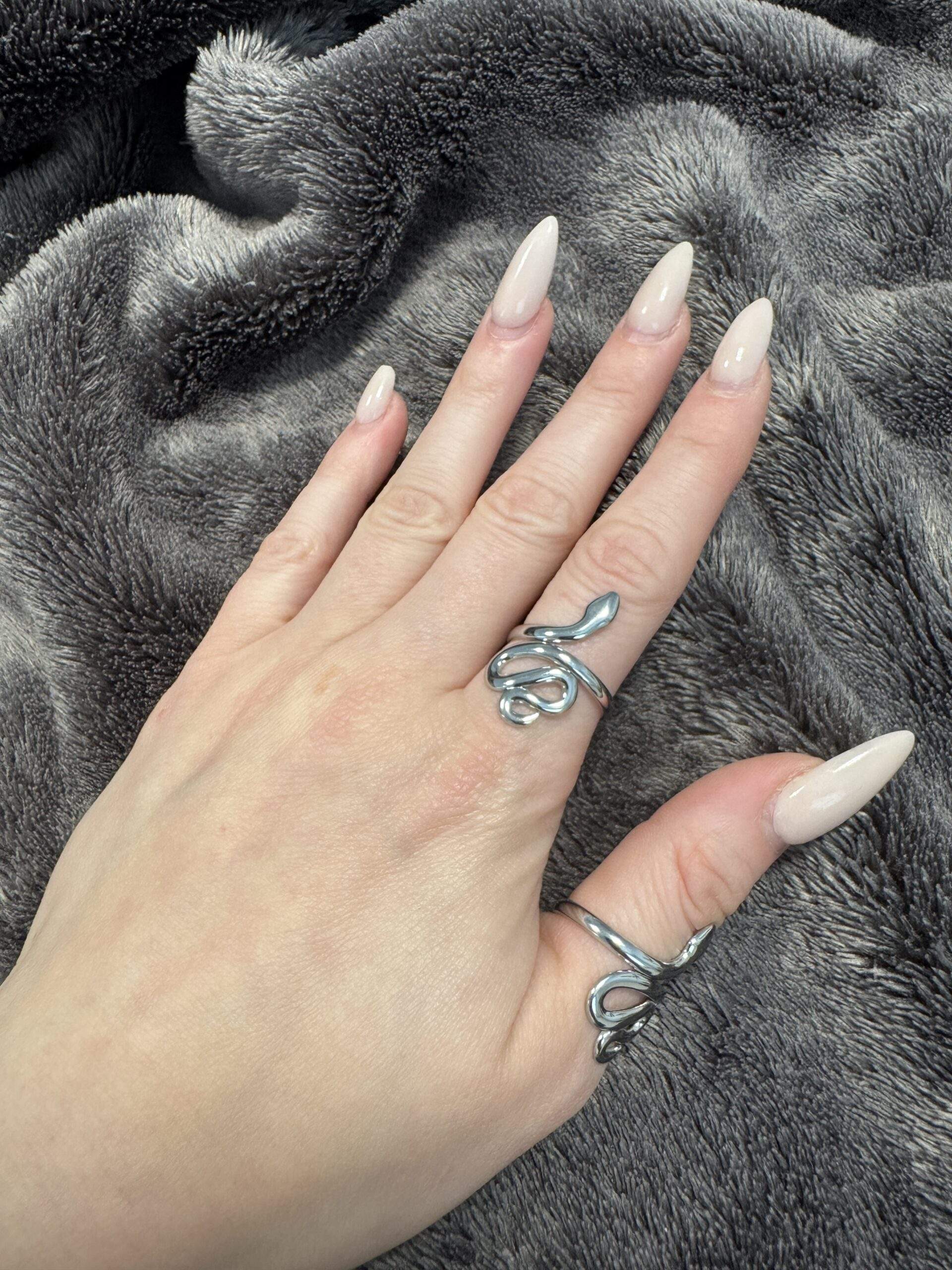 Luna Snake Ring silber - Image 2