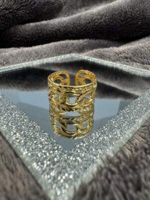 Golden Weave Ring gold